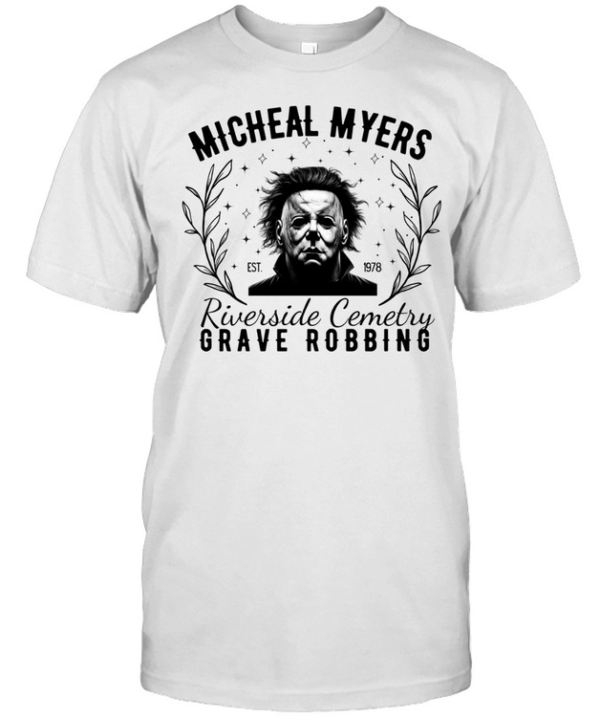 Michael Myers Masked Slasher Portrait Halloween T- Classic Men's T-shirt