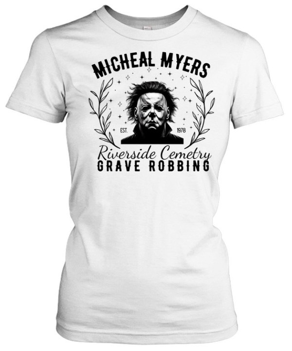 Michael Myers Masked Slasher Portrait Halloween T- Classic Women's T-shirt