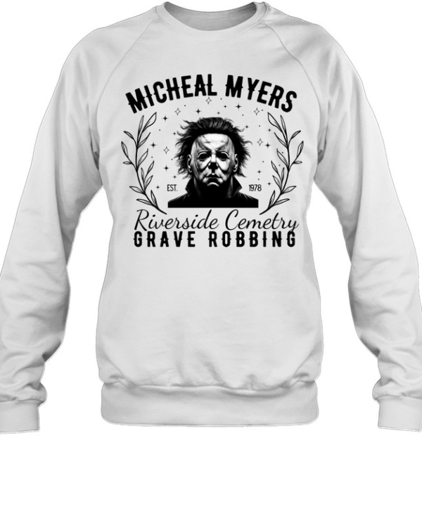 Michael Myers Masked Slasher Portrait Halloween T- Unisex Sweatshirt