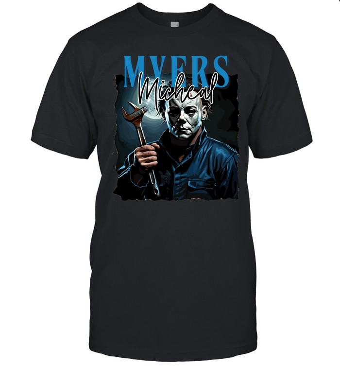 Michael Myers Wrench Halloween Horror Slasher Night Classic Men's T-shirt Michael Myers Wrench Halloween Horror Slasher Night Classic Men's T-shirt