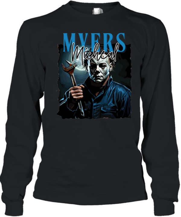 Michael Myers Wrench Halloween Horror Slasher Night Long Sleeved T-shirt
