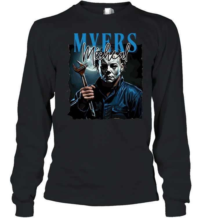 Michael Myers Wrench Halloween Horror Slasher Night Long Sleeved T-shirt