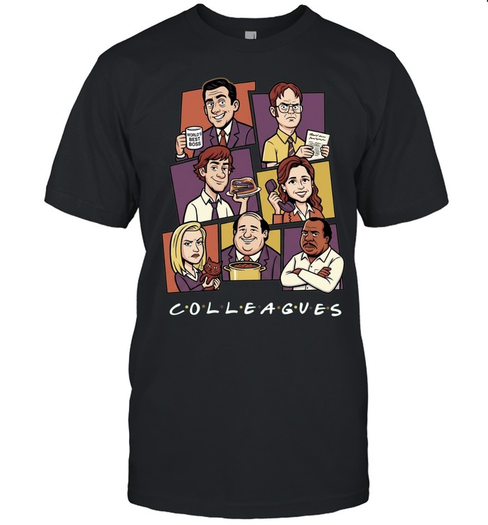 Michael Scott Dwight Schrute Jim Halpert Pam Beesly The Office Colleagues Classic Men's T-shirt Michael Scott Dwight Schrute Jim Halpert Pam Beesly The Office Colleagues Classic Men's T-shirt