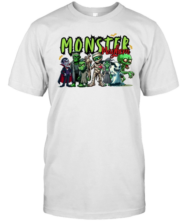 Monster Mayhem Classic Halloween Creatures Squad T- Classic Men's T-shirt