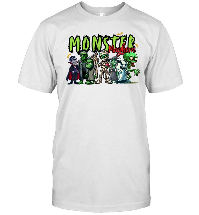 Monster Mayhem Classic Halloween Creatures Squad T- Classic Men's T-shirt Monster Mayhem Classic Halloween Creatures Squad T- Classic Men's T-shirt