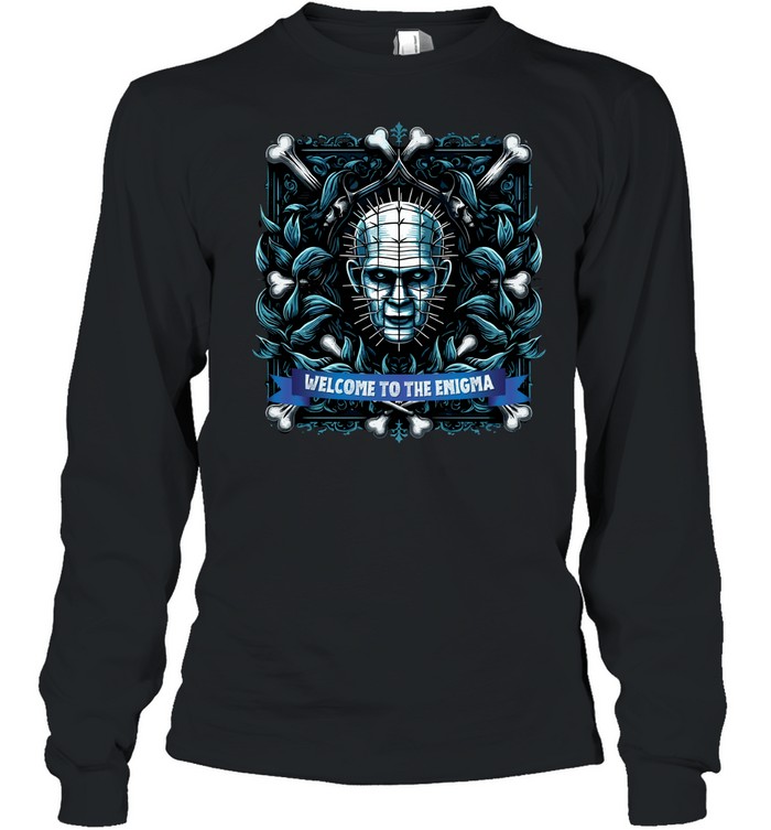 Pinhead Welcome To The Enigma Hellraiser Cenobite Horror Long Sleeved T-shirt