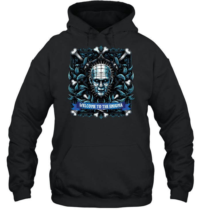 Pinhead Welcome To The Enigma Hellraiser Cenobite Horror Unisex Hoodie Pinhead Welcome To The Enigma Hellraiser Cenobite Horror Unisex Hoodie