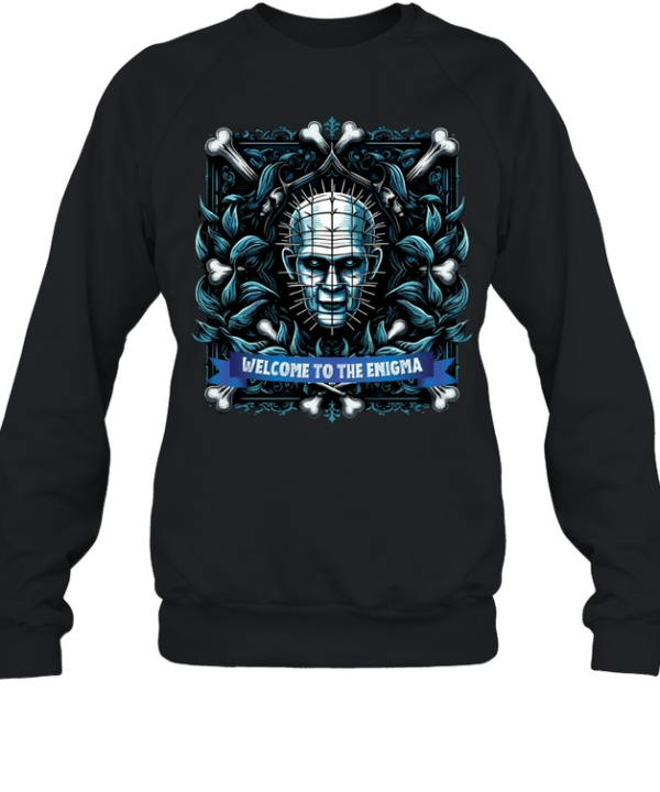 Pinhead Welcome To The Enigma Hellraiser Cenobite Horror Unisex Sweatshirt