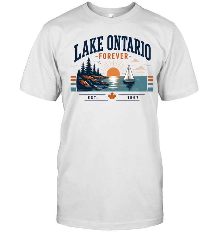 Retro Lake Vacation Graphic Classic Men's T-shirt Retro Lake Vacation Graphic Classic Men's T-shirt