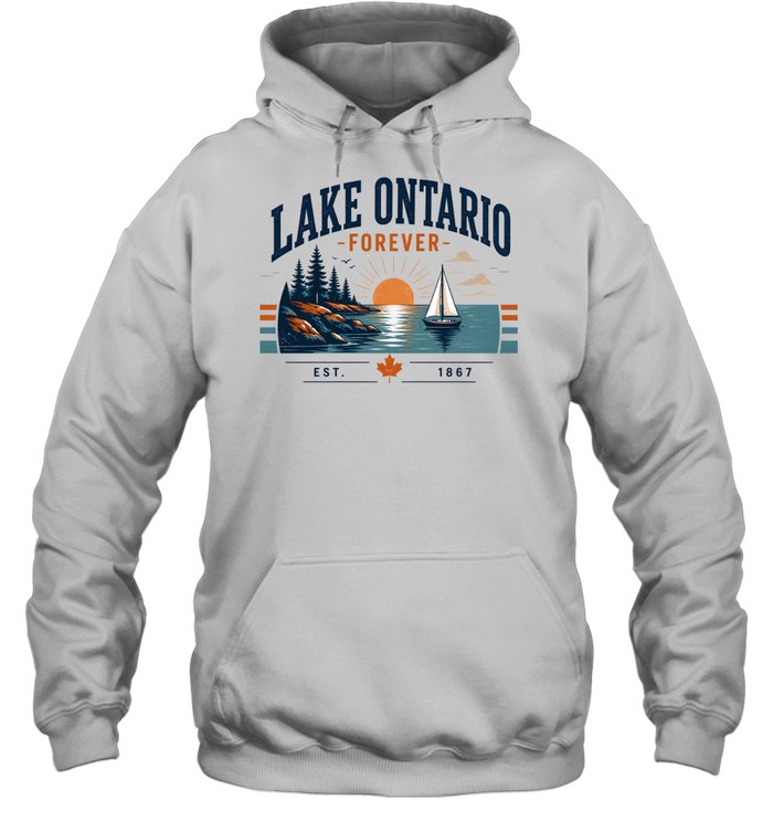 Retro Lake Vacation Graphic Unisex Hoodie Retro Lake Vacation Graphic Unisex Hoodie