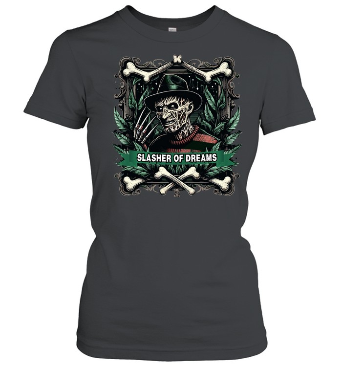 Slasher Of Dreams Freddy Krueger Horror Nightmare Graphic T- Classic Women's T-shirt