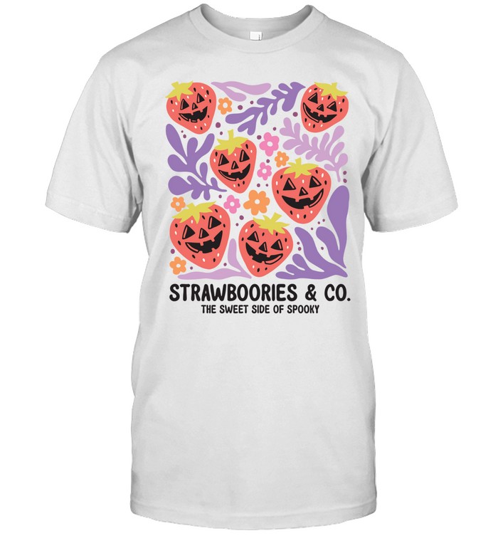 Strawboories And Co Sweet Side Of Spooky Halloween T- Classic Men's T-shirt Strawboories And Co Sweet Side Of Spooky Halloween T- Classic Men's T-shirt