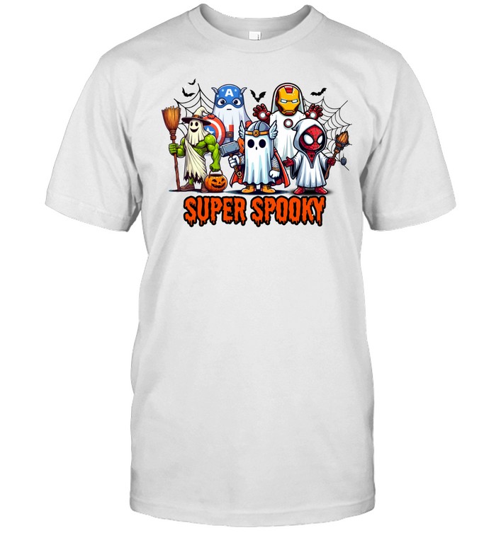 Super Spooky Avengers Ghosts Halloween T- Classic Men's T-shirt Super Spooky Avengers Ghosts Halloween T- Classic Men's T-shirt