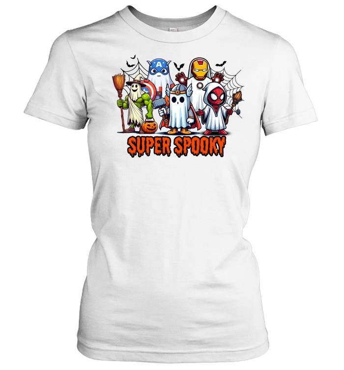 Super Spooky Avengers Ghosts Halloween T- Classic Women's T-shirt