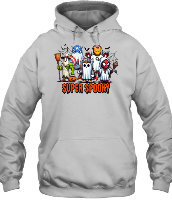 Super Spooky Avengers Ghosts Halloween T- Unisex Hoodie