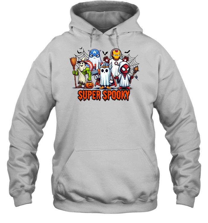 Super Spooky Avengers Ghosts Halloween T- Unisex Hoodie Super Spooky Avengers Ghosts Halloween T- Unisex Hoodie