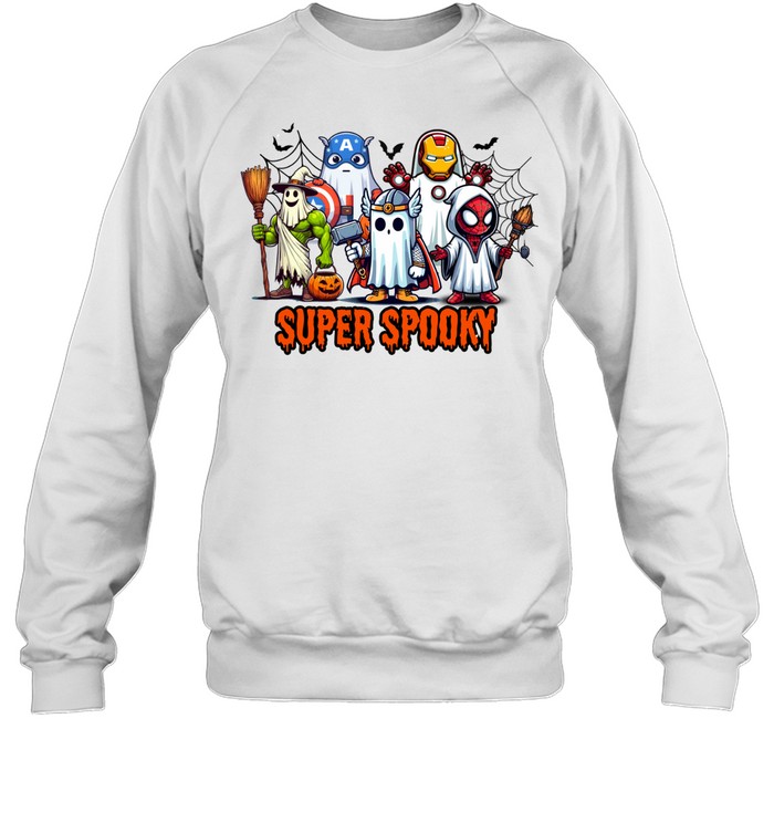 Super Spooky Avengers Ghosts Halloween T- Unisex Sweatshirt Super Spooky Avengers Ghosts Halloween T- Unisex Sweatshirt