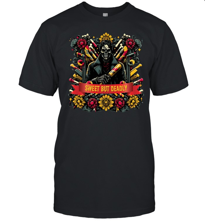 Sweet But Deadly Skeleton Horror Floral Halloween Graphic T- Classic Men's T-shirt Sweet But Deadly Skeleton Horror Floral Halloween Graphic T- Classic Men's T-shirt