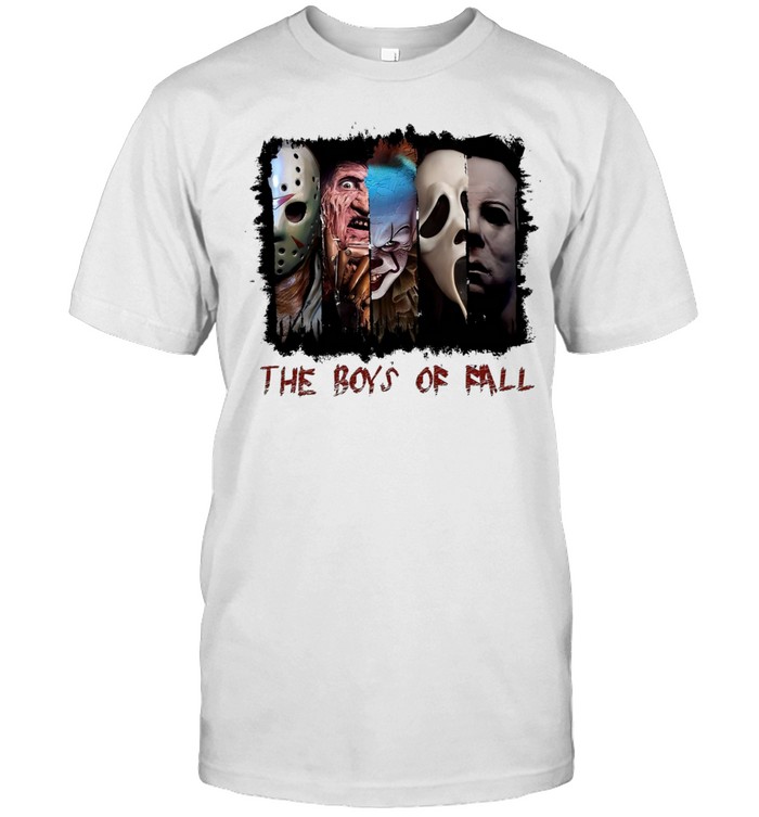 The Boys Of Fall Horror Slasher Squad Graphic Halloween Classic Men's T-shirt The Boys Of Fall Horror Slasher Squad Graphic Halloween Classic Men's T-shirt