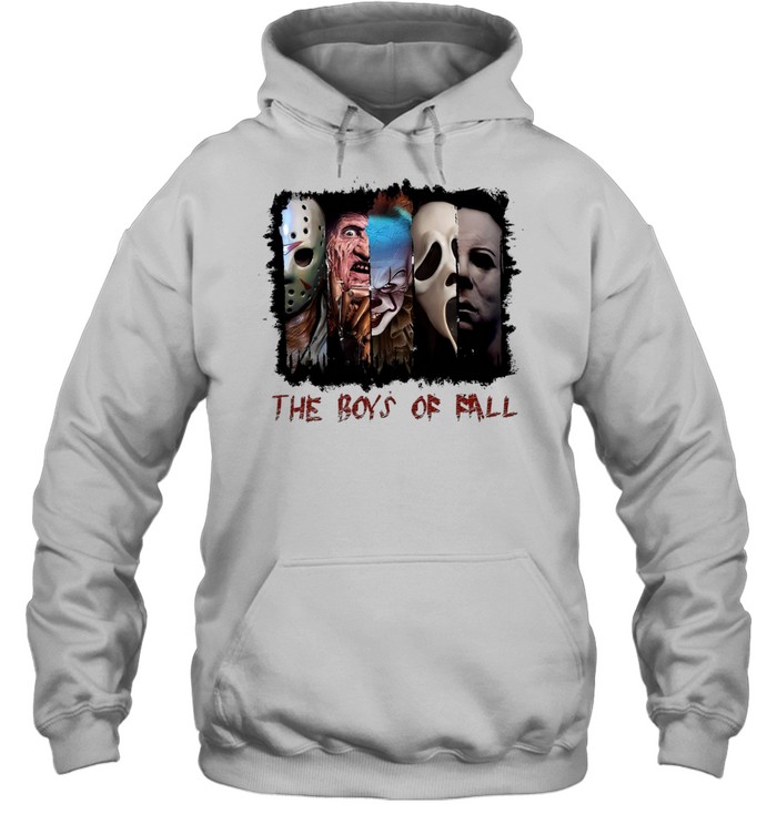 The Boys Of Fall Horror Slasher Squad Graphic Halloween Unisex Hoodie The Boys Of Fall Horror Slasher Squad Graphic Halloween Unisex Hoodie