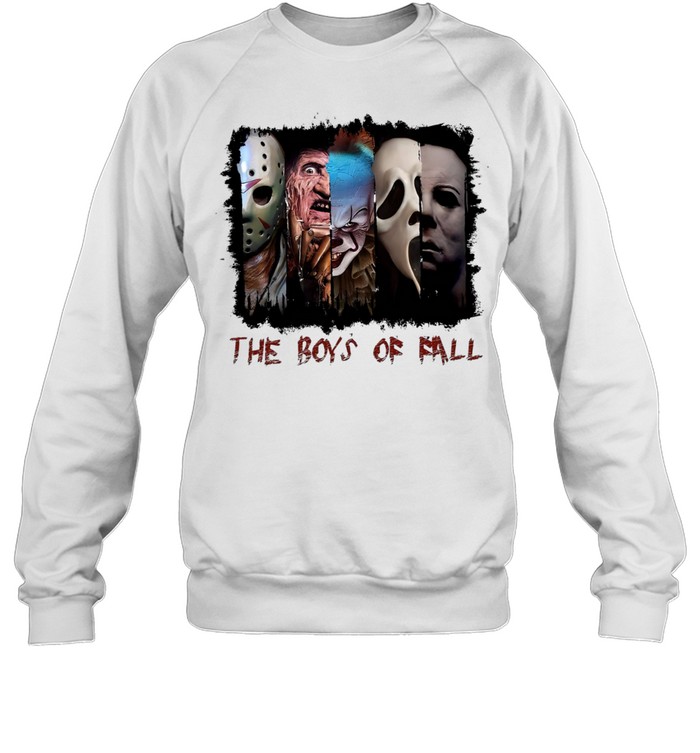The Boys Of Fall Horror Slasher Squad Graphic Halloween Unisex Sweatshirt The Boys Of Fall Horror Slasher Squad Graphic Halloween Unisex Sweatshirt