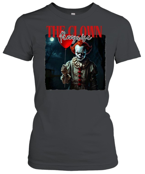 The Clown Pennywise Red Balloon IT Horror Movie  Classic Women's T-shirt
