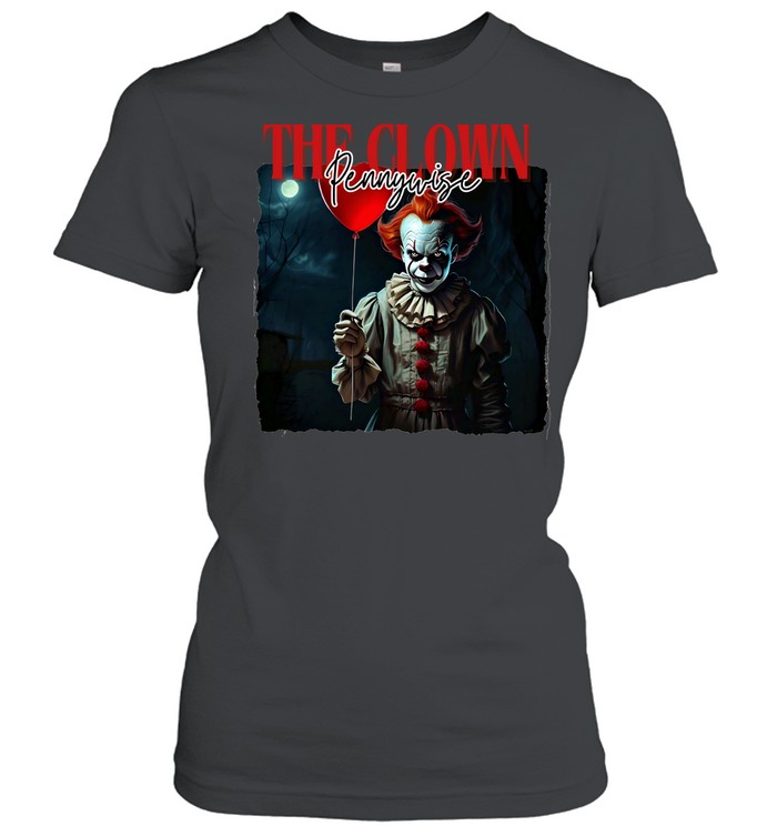 The Clown Pennywise Red Balloon IT Horror Movie Classic Women's T-shirt