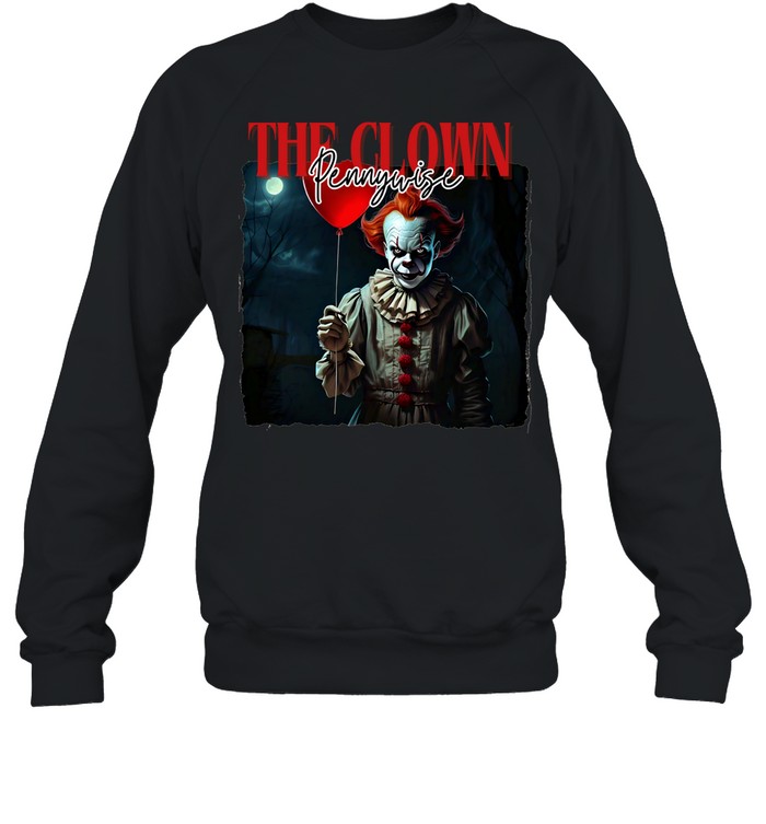 The Clown Pennywise Red Balloon IT Horror Movie Unisex Sweatshirt The Clown Pennywise Red Balloon IT Horror Movie Unisex Sweatshirt