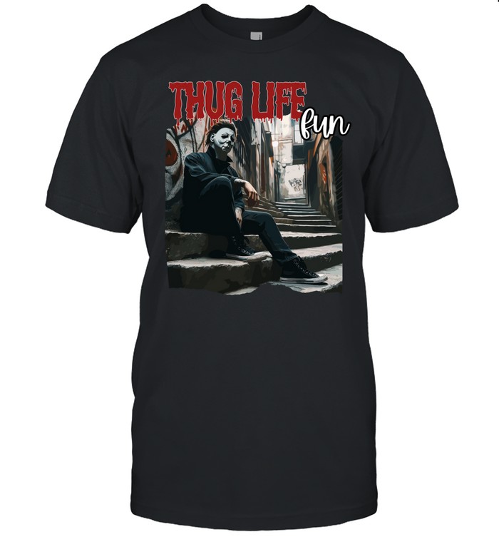 Thug Life Michael Myers Streetwear Horror Slasher Alley Classic Men's T-shirt Thug Life Michael Myers Streetwear Horror Slasher Alley Classic Men's T-shirt