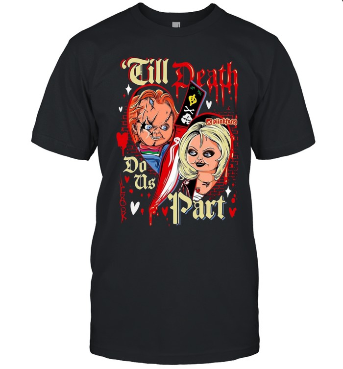 Till Death Do Us Part Chucky And Tiffany Bride Halloween Horror Classic Men's T-shirt Till Death Do Us Part Chucky And Tiffany Bride Halloween Horror Classic Men's T-shirt