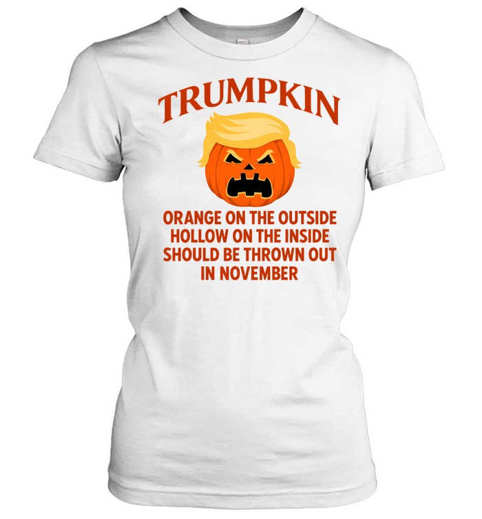 Trumpkin Orange On The Outside Halloween Tee Classic Women's T-shirt