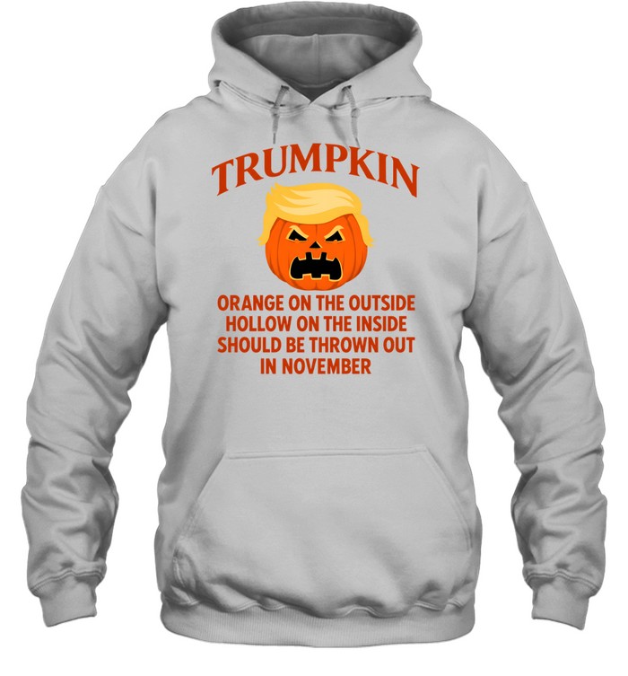 Trumpkin Orange On The Outside Halloween Tee Unisex Hoodie Trumpkin Orange On The Outside Halloween Tee Unisex Hoodie