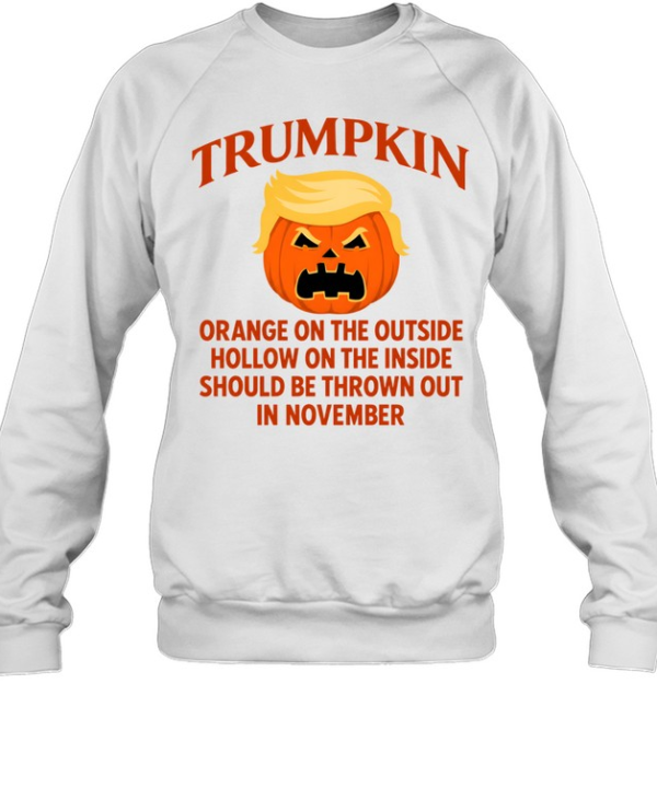 Trumpkin Orange On The Outside Halloween Tee Unisex Sweatshirt