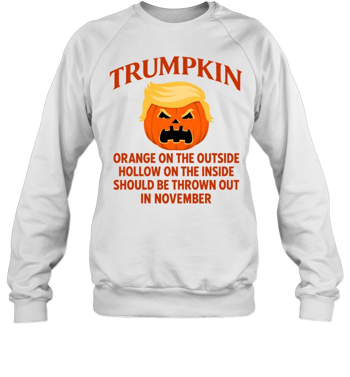 Trumpkin Orange On The Outside Halloween Tee Unisex Sweatshirt Trumpkin Orange On The Outside Halloween Tee Unisex Sweatshirt
