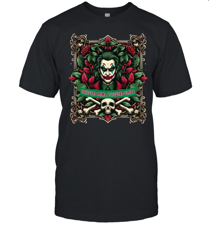 Twisted Mind Twisted Smile Clown Villain Gothic Skull Graphic T- Classic Men's T-shirt Twisted Mind Twisted Smile Clown Villain Gothic Skull Graphic T- Classic Men's T-shirt