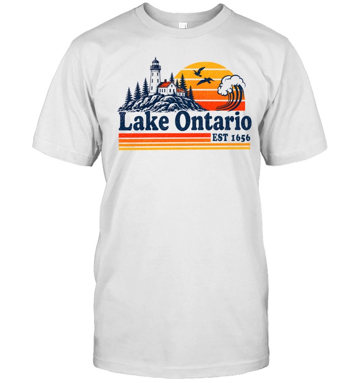 Vintage Lake Ontario Great Lakes Classic Men's T-shirt Vintage Lake Ontario Great Lakes Classic Men's T-shirt