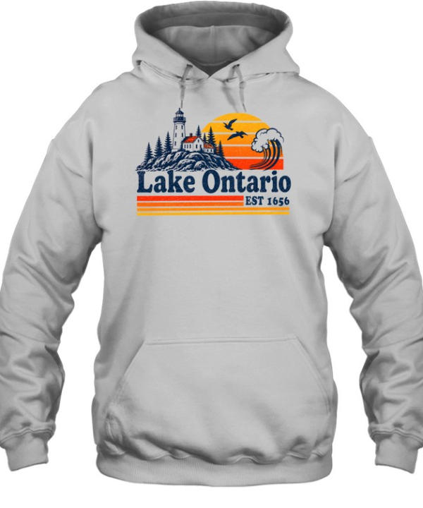 Vintage Lake Ontario Great Lakes Unisex Hoodie