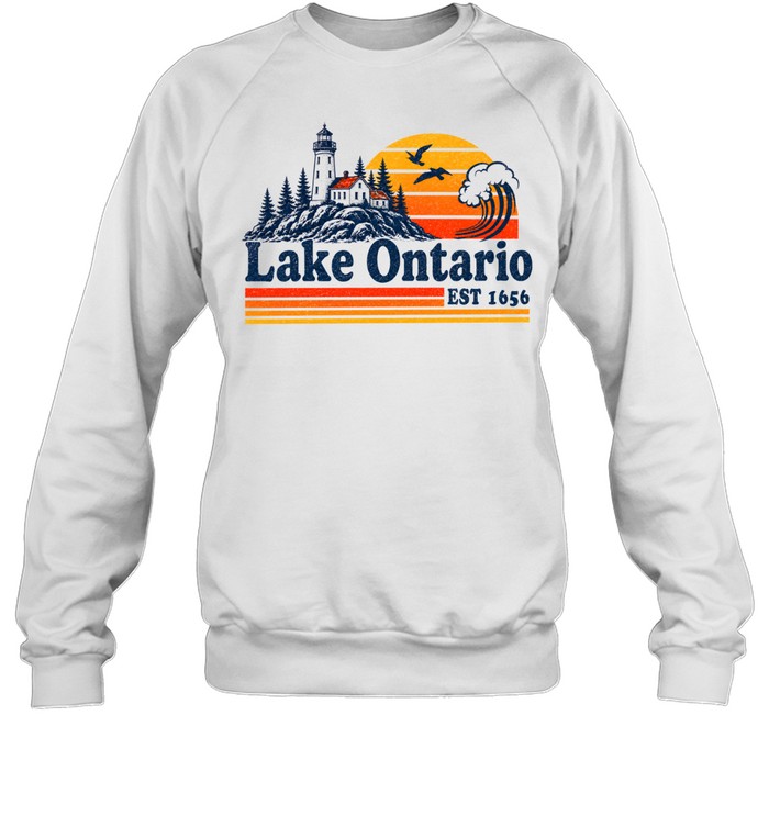 Vintage Lake Ontario Great Lakes Unisex Sweatshirt Vintage Lake Ontario Great Lakes Unisex Sweatshirt