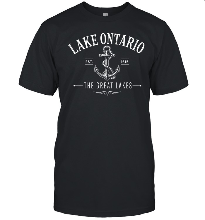Vintage Lake Ontario Tee Classic Men's T-shirt Vintage Lake Ontario Tee Classic Men's T-shirt