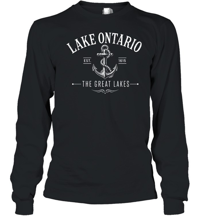 Vintage Lake Ontario Tee Long Sleeved T-shirt