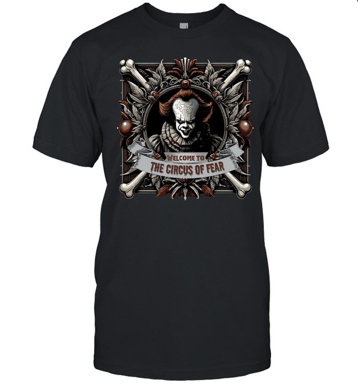 Welcome To The Circus Of Fear Pennywise Horror Clown Graphic T- Classic Men's T-shirt Welcome To The Circus Of Fear Pennywise Horror Clown Graphic T- Classic Men's T-shirt