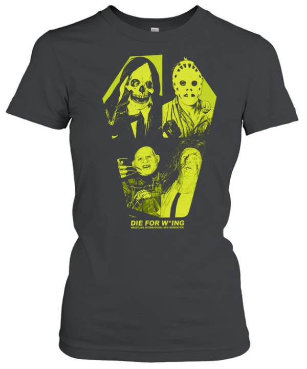 Wrestling International New Generation Die For Wing Horror Monsters  Classic Women's T-shirt