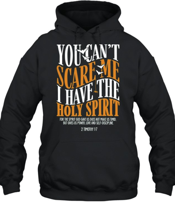 You Can’t Scare Me I Have the Holy Spirit 2 Timothy 1 7 Unisex Hoodie